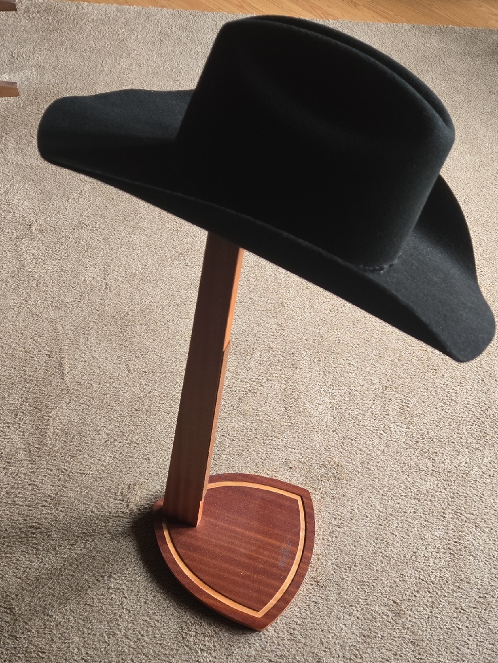 Justin Milano  Black XXX Western Hat